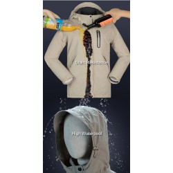 USB - heated thermal jacket with hood / zippers - waterproofJackets