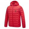USB heated jacket with hood / zipper - down cotton - unisexJackets