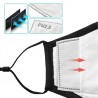 Protective face / mouth mask - PM.25 filters - reusable - formula racingMouth masks