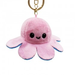 Reversible octopus - keychainKeyrings