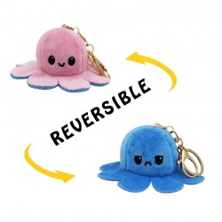 Reversible octopus - keychainKeyrings