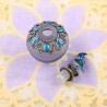 Vintage handmade glass perfume bottle - refillable - blue bird - 40mlPerfumes