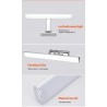 Modern - LED mirror light - wall lamp - stainless steel - waterproof - 12W - AC 90-265V - 42cmWall lights