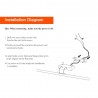 Bathroom - bedroom - LED mirror light - waterproof lamp - 8W - 12W - AC 90-260V - 40cm - 55cmWall lights