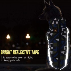 Warm dog jacket - reflective - leash hole - waterproofClothing & shoes