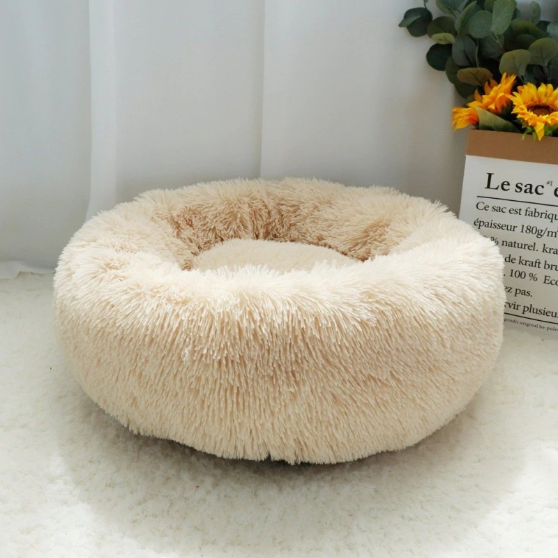 Comfortable soft bed for dogs / cats - round cushionCare