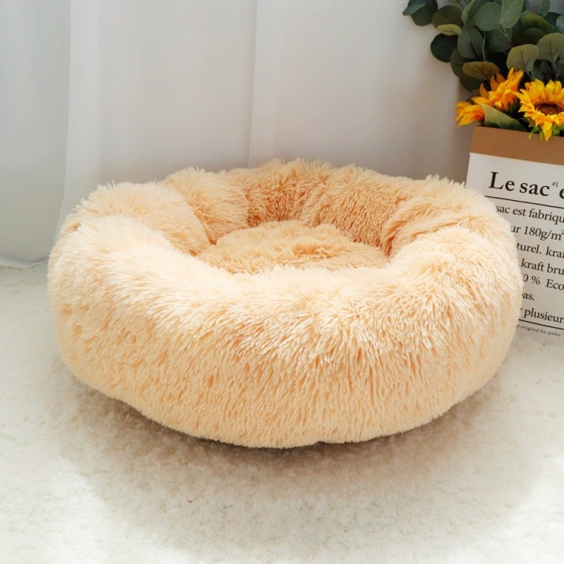 Comfortable soft bed for dogs / cats - round cushionCare
