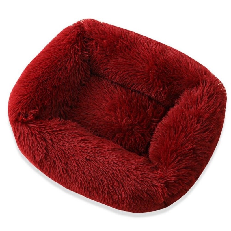 Square pet bed - plush sleeping mat - dogs - catsBeds & mats