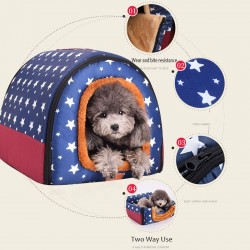 Multifunction warm pet house - comfortable kennel - mat - foldable sleeping bedCare