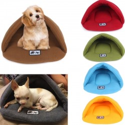 Soft polar fleece bed - small kennel house for dogs / catsBeds & mats