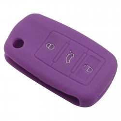 Silicone car key cover - Volkswagen Golf Bora Jetta POLO Passat - Skoda Superb Octavia Fabia - Seat Ibiza LeonKeys