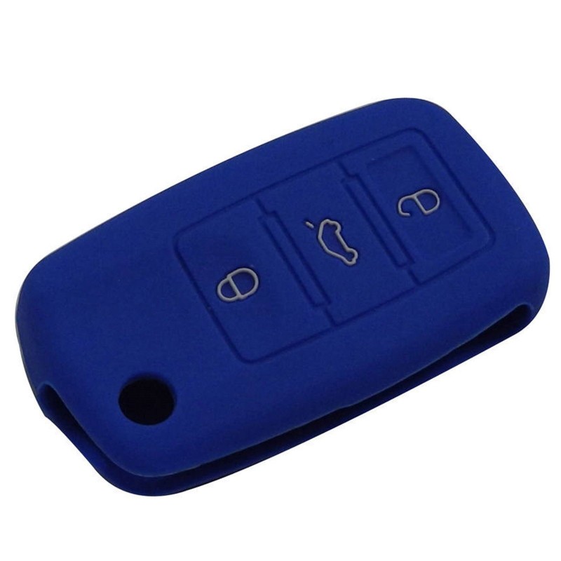 Silicone car key cover - Volkswagen Golf Bora Jetta POLO Passat - Skoda Superb Octavia Fabia - Seat Ibiza LeonKeys
