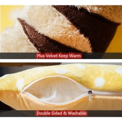 Dog / cat bed - house - plush sleeping mat with hanging toyBeds & mats