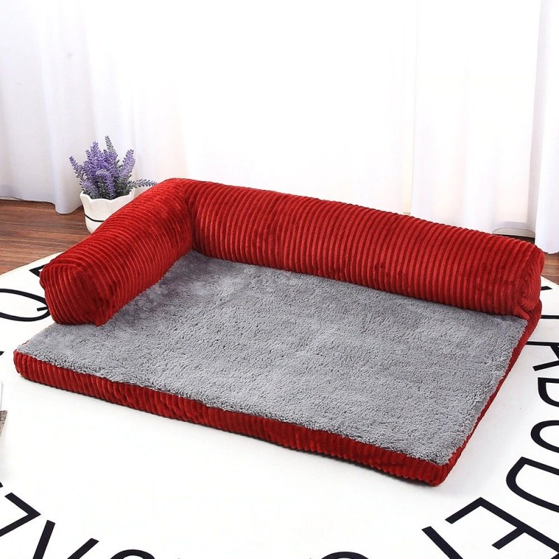 L-shaped pets bed - soft sleeping matBeds & mats