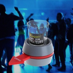 Alcohol drinking game - spinning toy - roulette glass shot gameParty