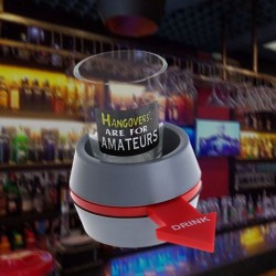 Alcohol drinking game - spinning toy - roulette glass shot gameParty