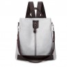 Retro leather backpack / shoulder bag with zippersBackpacks