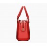 Leather handbag - crossbody - small clutch bag - geometric design - 3 pieces setSets