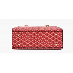 Leather handbag - crossbody - small clutch bag - geometric design - 3 pieces setSets