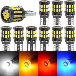 W5W - T10 - 12V - car LED Canbus bulb - 10 piecesT10