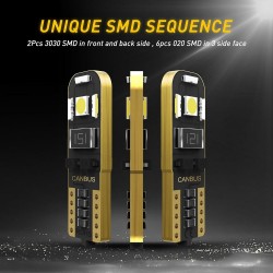 W5W - T10 - LED Canbus bulb - 10 piecesT10