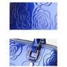 Leather handbag - crossbody - small purse - flowers print - 3 pieces setSets