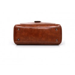 Elegant leather handbag - crossbody - small clutch bag - 3 pieces setSets