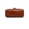 Elegant leather handbag - crossbody - small clutch bag - 3 pieces setSets