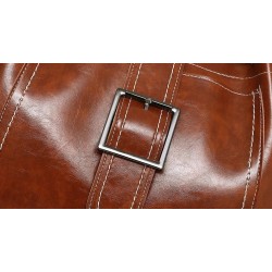 Elegant leather handbag - crossbody - small clutch bag - 3 pieces setSets