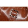 Elegant leather handbag - crossbody - small clutch bag - 3 pieces setSets