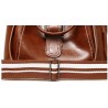 Elegant leather handbag - crossbody - small clutch bag - 3 pieces setSets