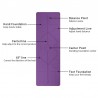 Yoga mat with position lines - gym - pilates - fitness - non-slip sport matEquipment
