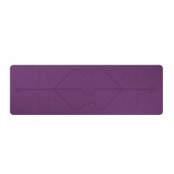 Yoga mat with position lines - gym - pilates - fitness - non-slip sport matEquipment