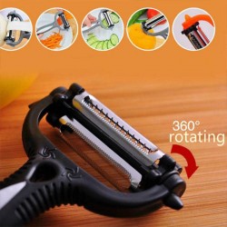 Multifunctional vegetable / fruit peeler - grater - slicer - 360 degree rotatableKitchen