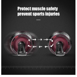 ABS roller - wheel - abdominal muscle trainer - knees matEquipment
