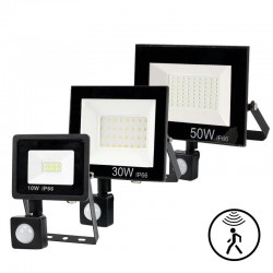LED flood light - outdoor reflector - PIR motion sensor - waterproof - 10W - 20W - 30W - 50W - 100WFloodlights