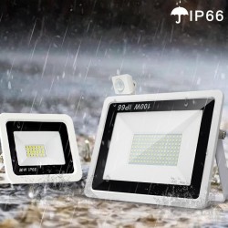 LED floodlight - outdoor reflector - PIR motion sensor - waterproof - 10W - 20W - 30W - 50W - 100WFloodlights