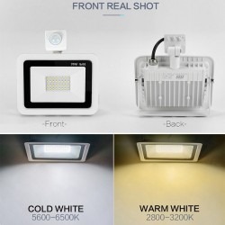 LED floodlight - outdoor reflector - PIR motion sensor - waterproof - 10W - 20W - 30W - 50W - 100WFloodlights