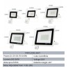 LED floodlight - outdoor reflector - PIR motion sensor - waterproof - 10W - 20W - 30W - 50W - 100WFloodlights