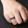 Elegant square ring with crystalsRings