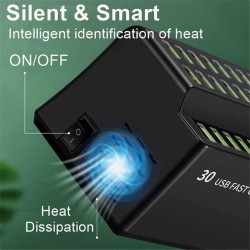 180W 36A - fast charge - USB Smart charger with 30 USB ports - for iPhone - SamsungChargers