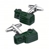 Green car model - cufflinks - 2 piecesCufflinks