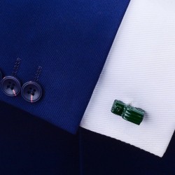 Green car model - cufflinks - 2 piecesCufflinks