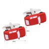 Enamel red car - cufflinks - 2 piecesCufflinks