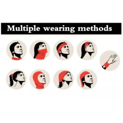 Multifunctional beanie - scarf - unisex - UK flag - newspaper designHats & Caps