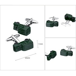 Green car model - cufflinks - 2 piecesCufflinks
