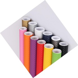 3D carbon fiber - vinyl car / motorcycle sticker - sheet rollStickers