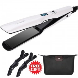 3D rotating professional hair straightener - fast heating - wide heating plate - LCD screenHair straighteners