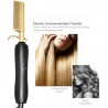 All in 1 - hair straightener / curler / comb - with temperature control - tourmaline ceramicHair straighteners