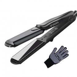 4 in 1 - hair straightener / curler with interchangeable waved platesHair straighteners